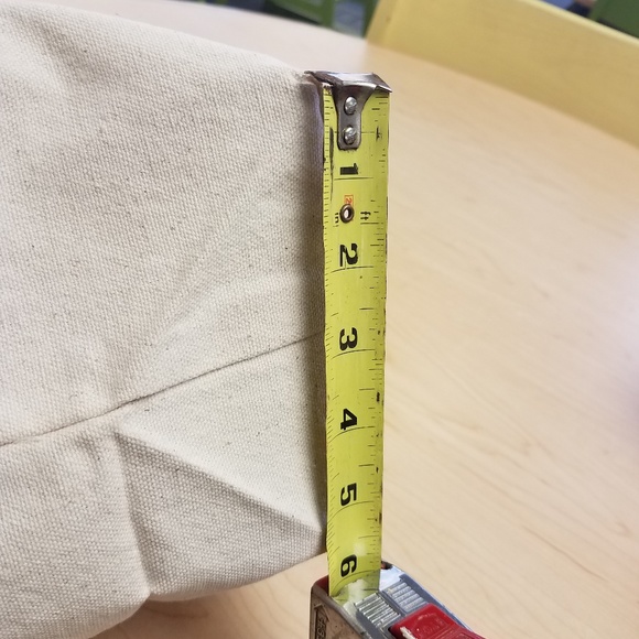 Horizon #10 Hand Painted Cotton Canvas Tote Bag - Picture 6 of 7